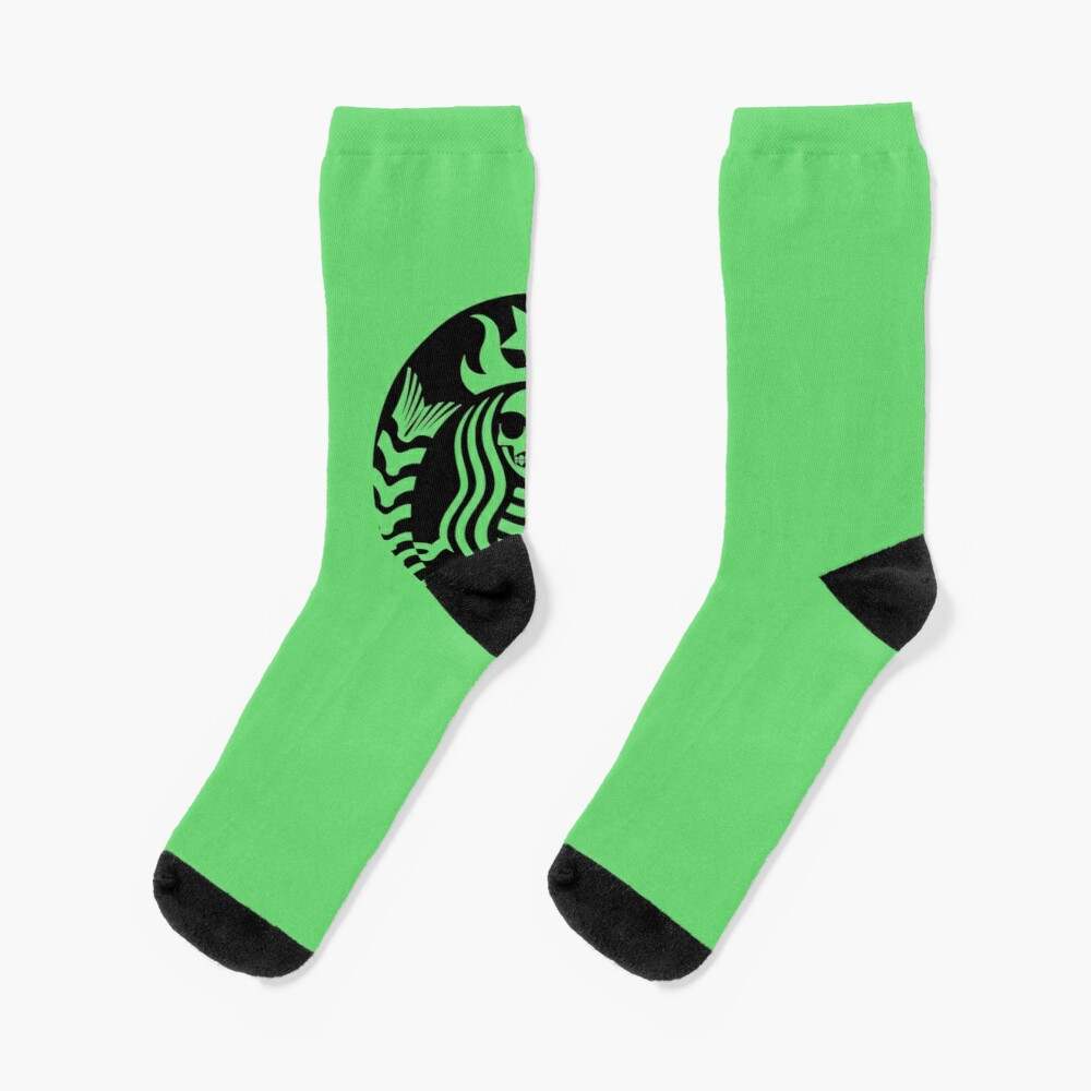 Starbucks Mermaid Halloween Socks, Starbucks Socks#1
