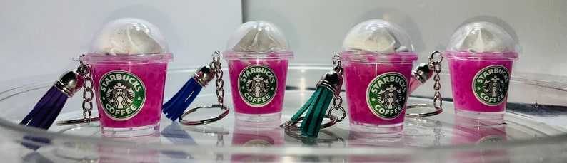 Starbucks Inspired Keychain, Starbucks Keychain#3
