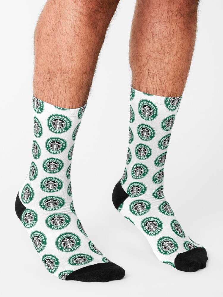 Dum Starbucks Nathan For You Socks, Starbucks Socks#2