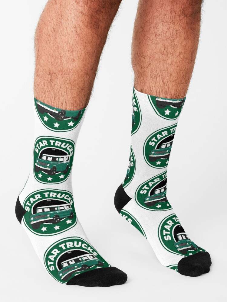 Star Truck Socks, Starbucks Socks#3