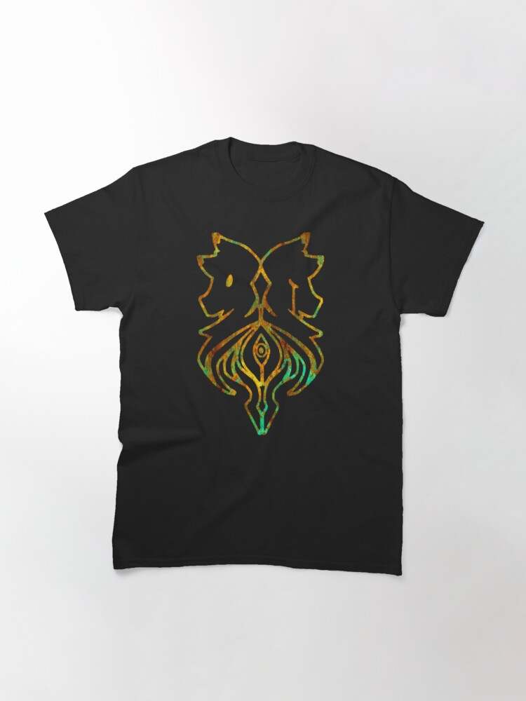 Aphmau Aaron T-Shirts, Aaron Lycan Logo Gold Glitter T-Shirt#1