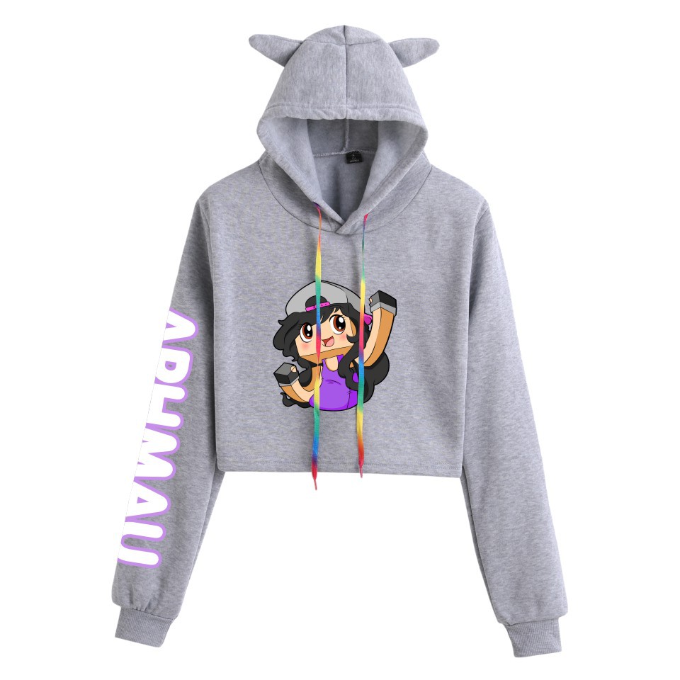 Cute Aphmau Short Cat Eared Hoodie A High-quality Aphmau Hoodies ...