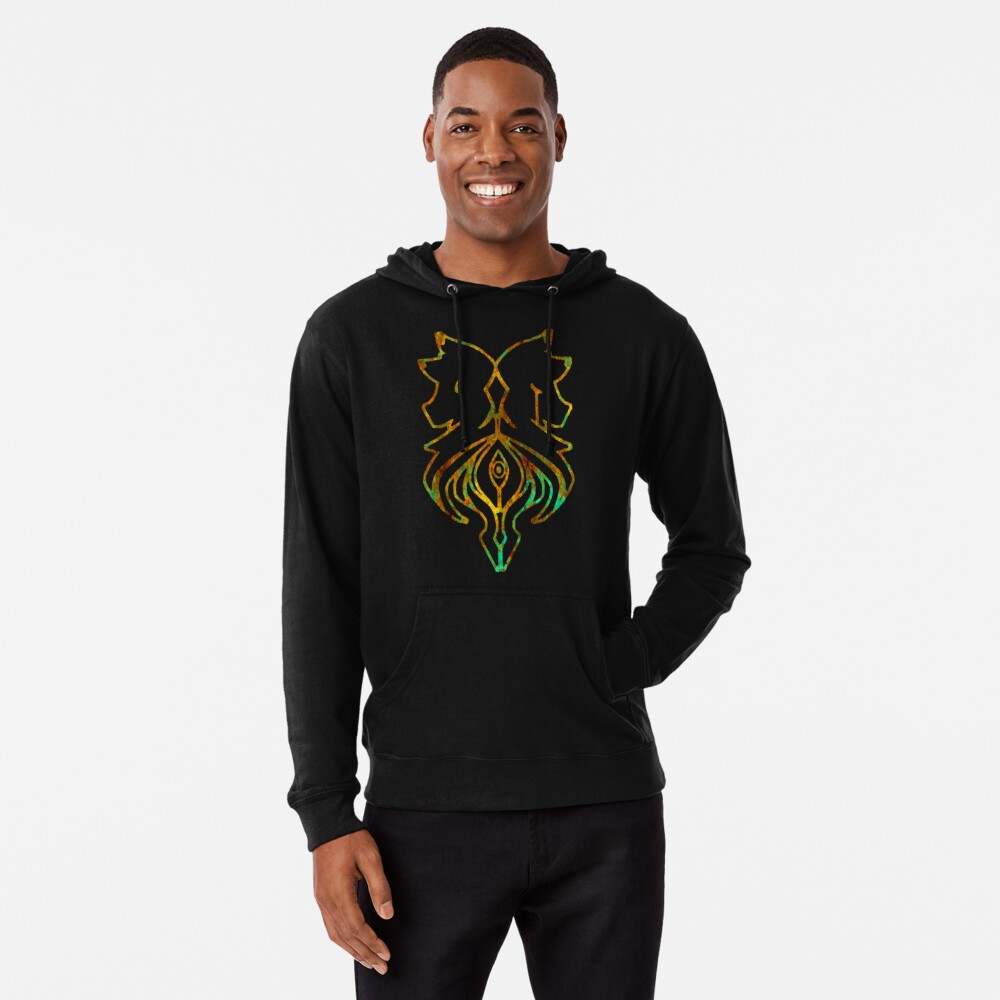 Aphmau Hoodie, Aaron Lycan Logo Gold Glitter Hoodie#2