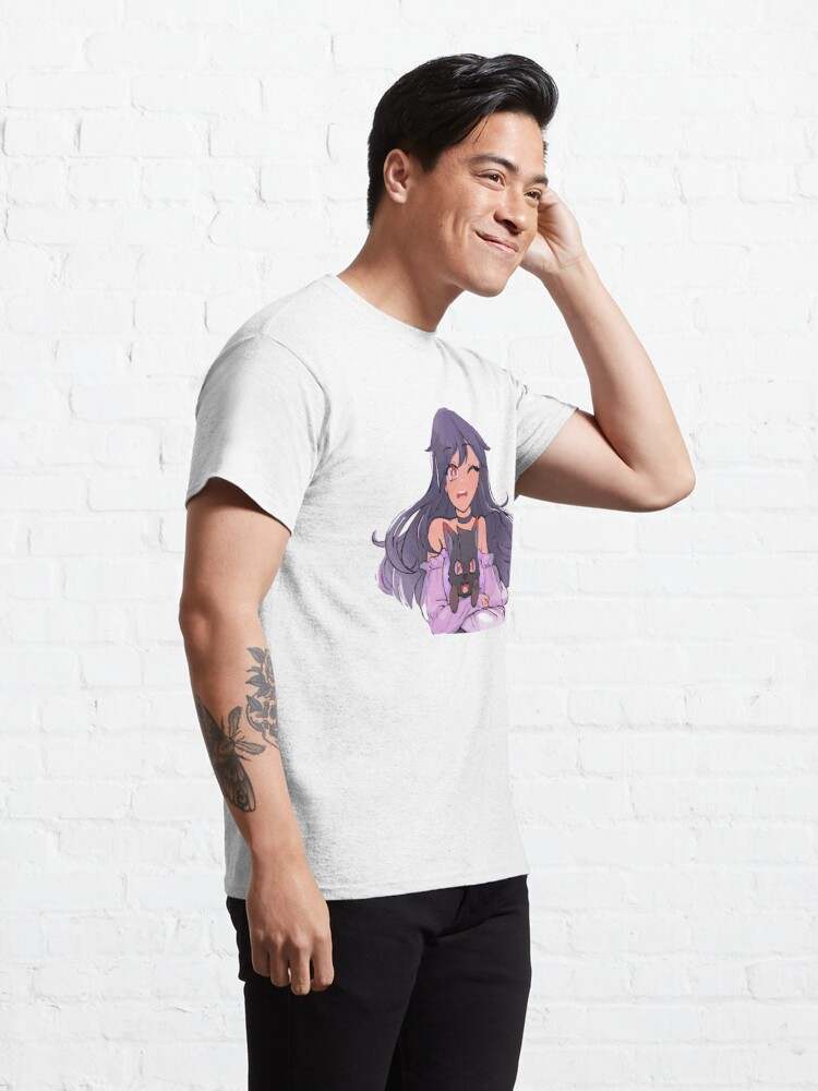 Aphmau Aaron T-Shirts, Aphmau With Aaron Dog T-Shirt#5