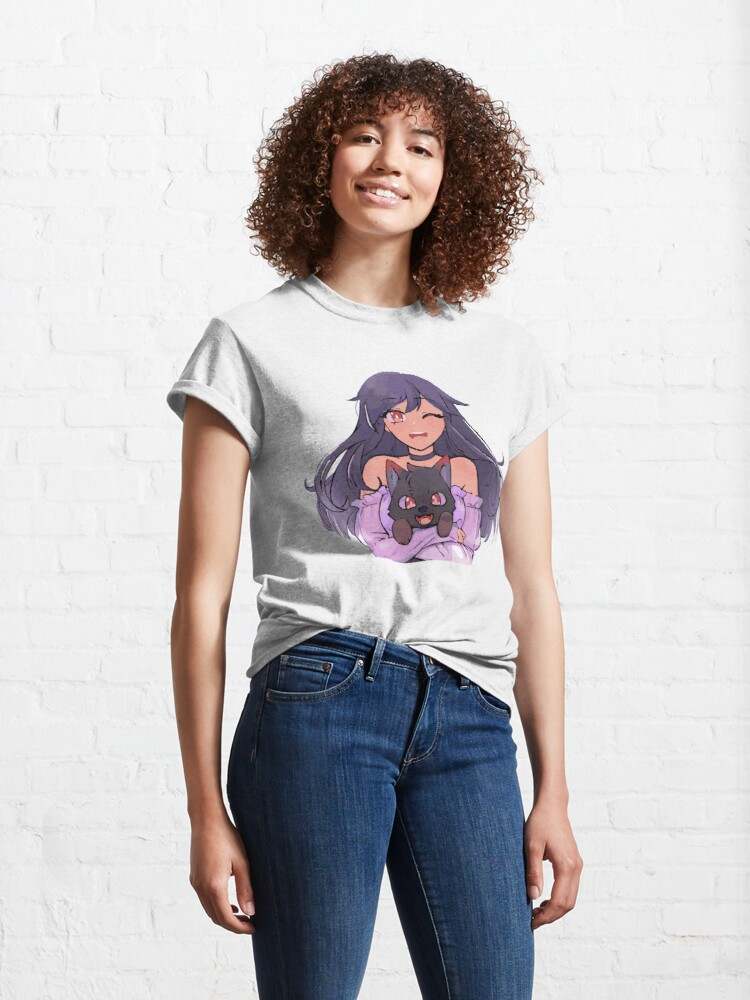 Aphmau Aaron T-Shirts, Aphmau With Aaron Dog T-Shirt#4
