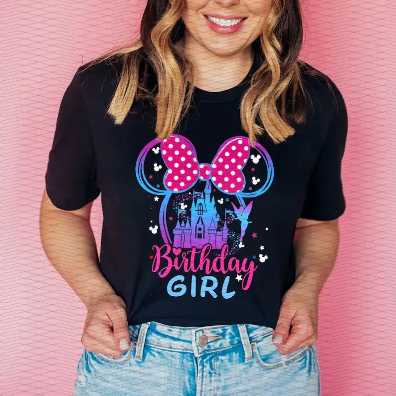 Disney birthday best sale girl shirt