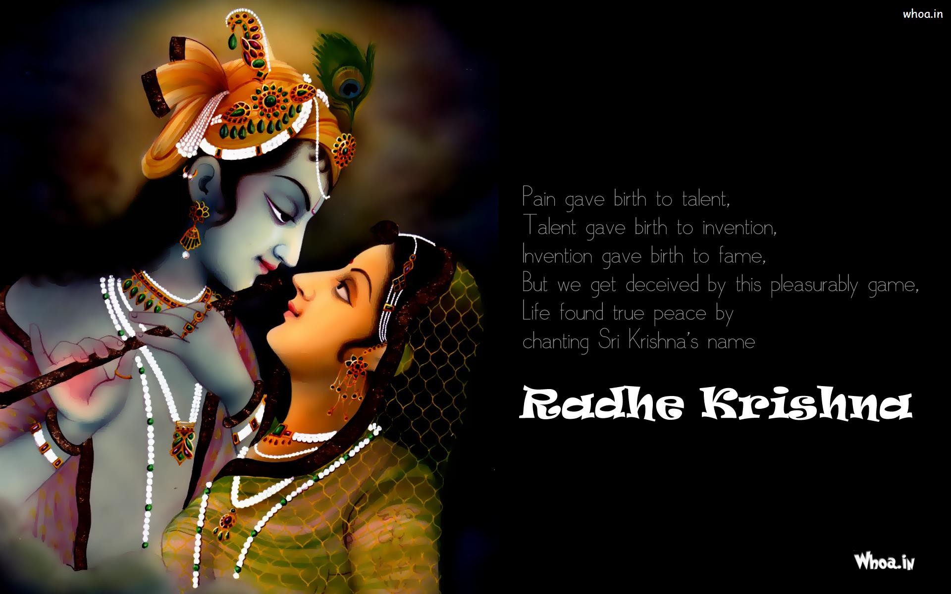 Love Romantic Radha Krishna Wallpaper HD