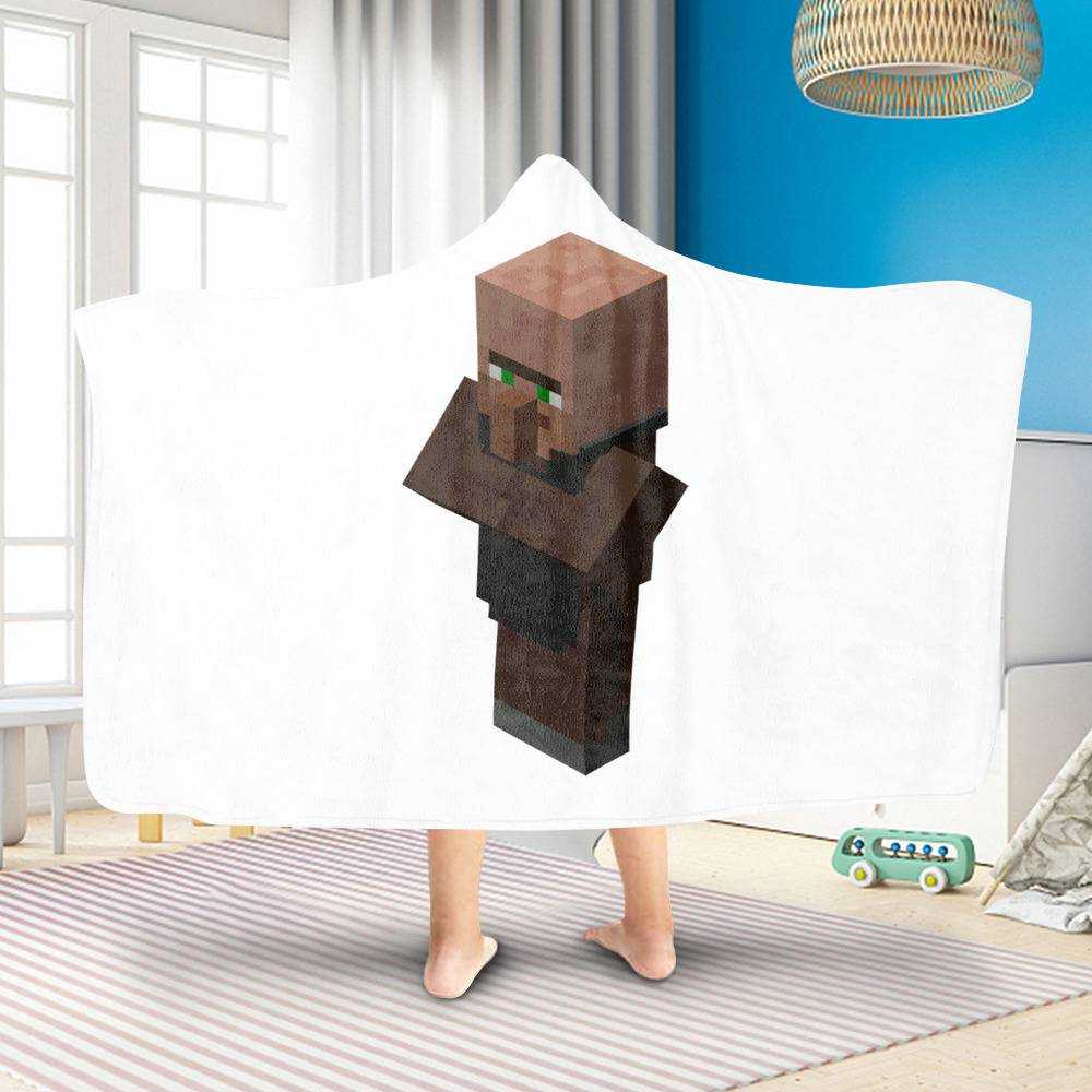 Minecraft creeper hooded online blanket