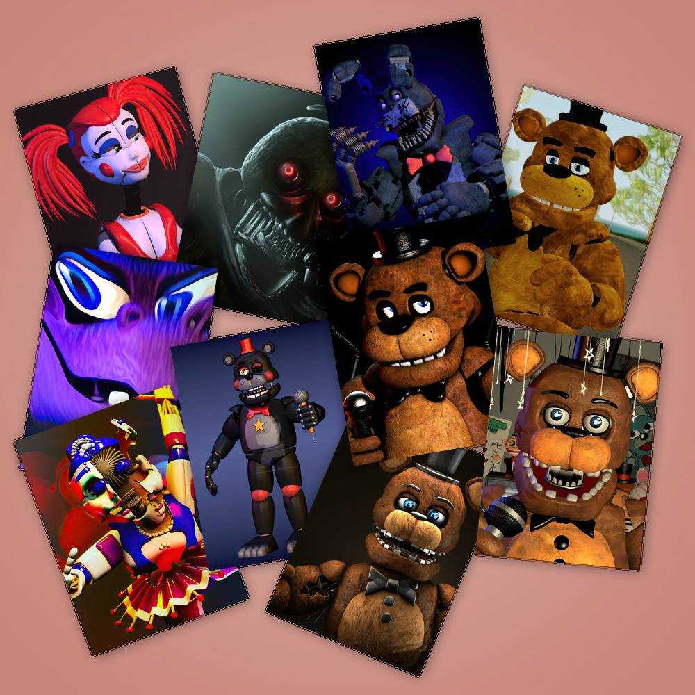 fnaf world Postcard for Sale by AnetteEckert