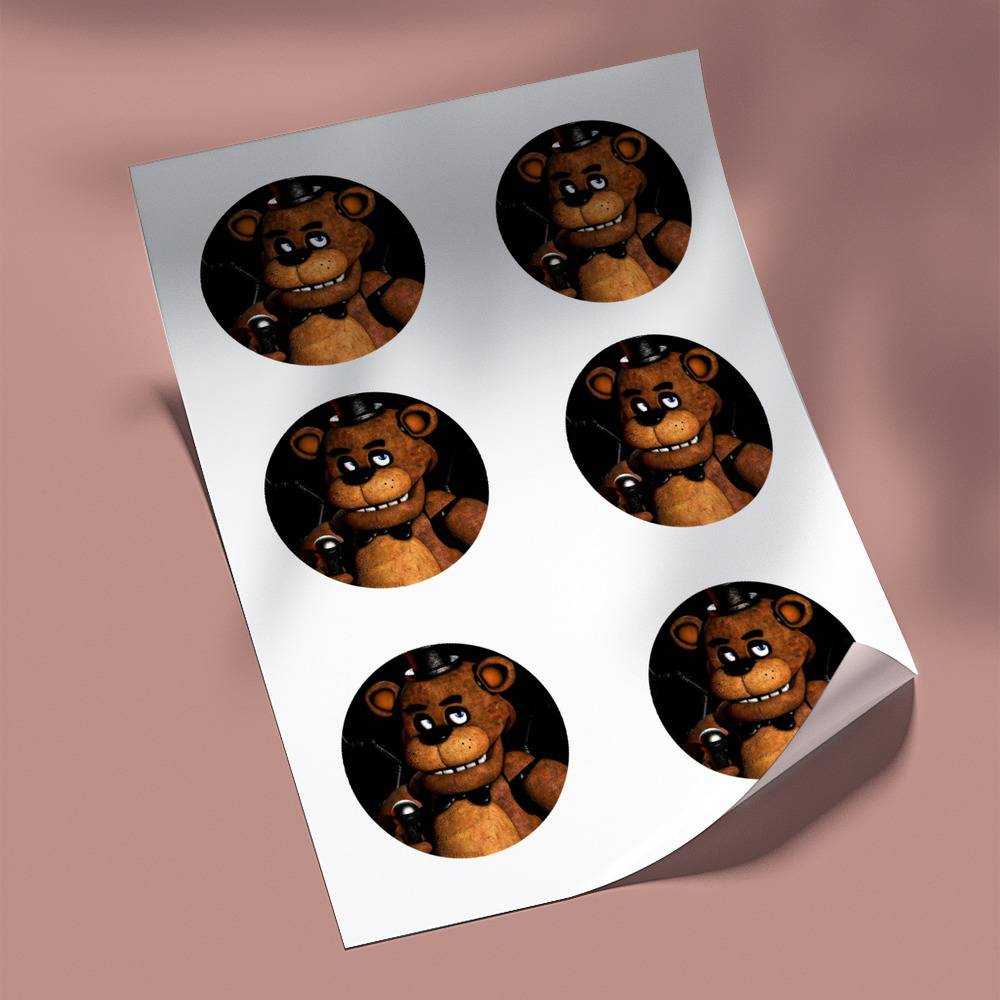 FNAF Five Nights at Freddy's Cupcake Toppers Indonesia