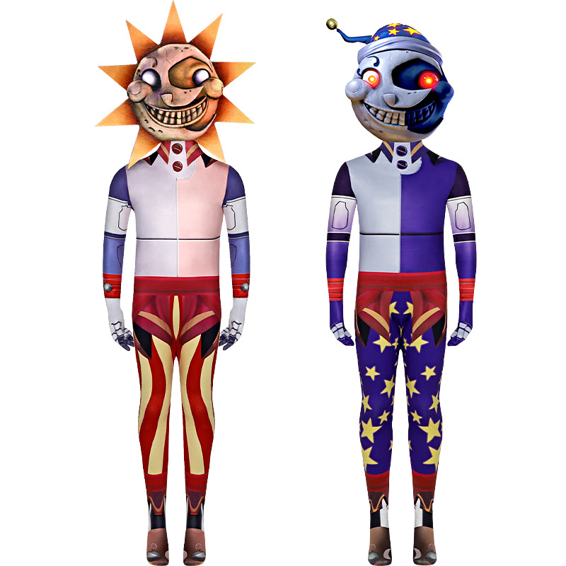 Fnaf Halloween Costumes, Fnaf Moondrop Sundrop Costume | fnafcostume.com