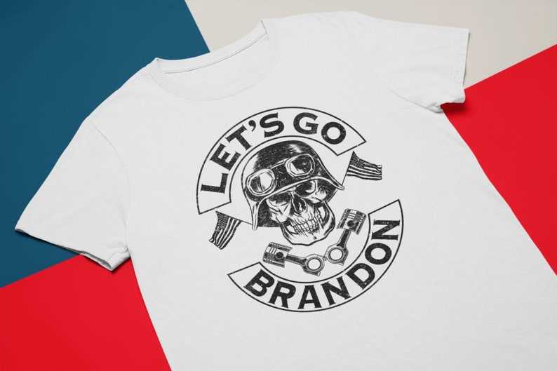 fishing and hunting let's go brandon American flag shirt - Kingteeshop