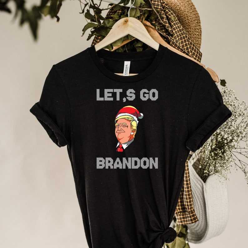 FREE shipping Lets Go Brandon Shirt - Let's Go Brandon Ugly Christmas  Sweater T-Shirt - Brandon T-Shirt - Biden Shirt - Brandon TShirt - Gift for  Him, Unisex tee, hoodie, sweater, v-neck