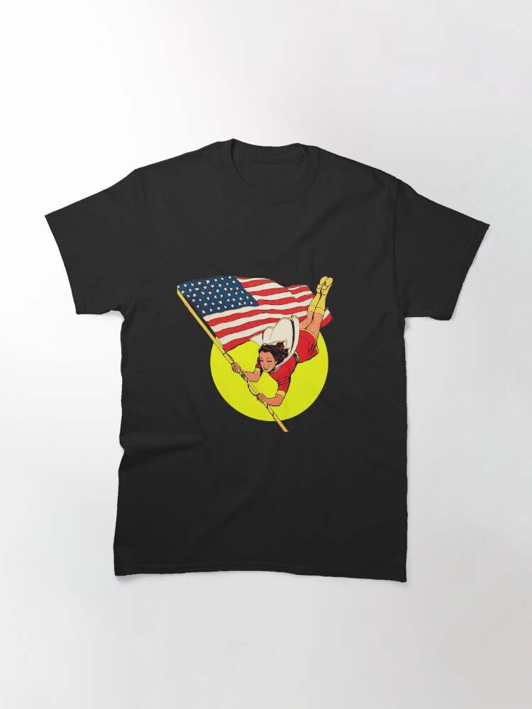 Patriotic Shirts For Women, MARY MARVEL - Patriotic Flag#1