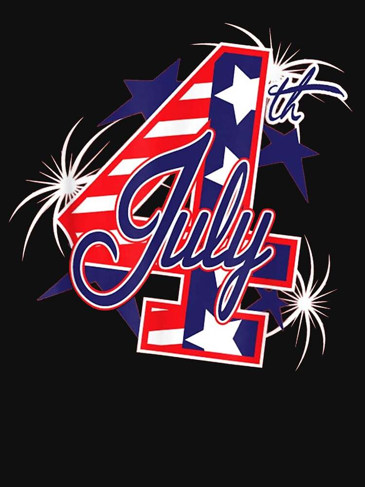 Fourth Of July Shirt, Fourth with American Flag#2