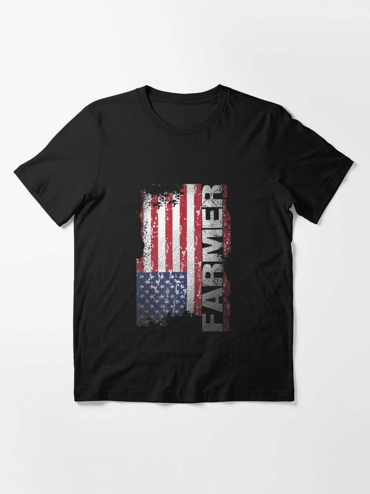 Patriotic Shirt, USA Flag Farmer#1