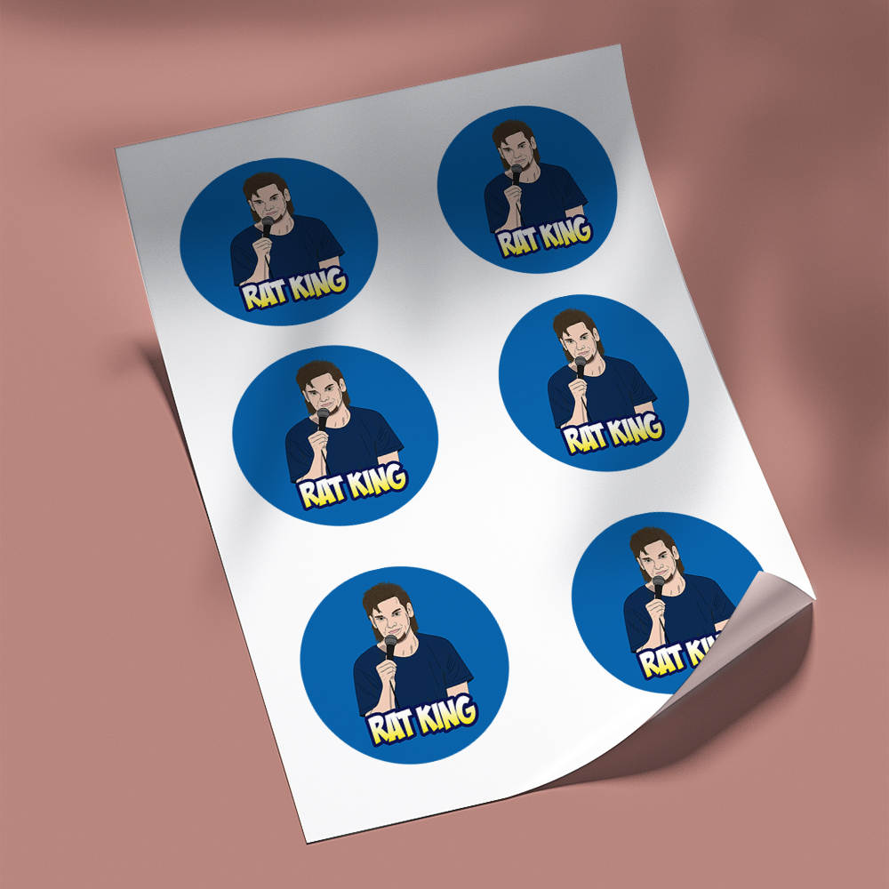 Theo Von round stickers decorative stickers gift for fans Art