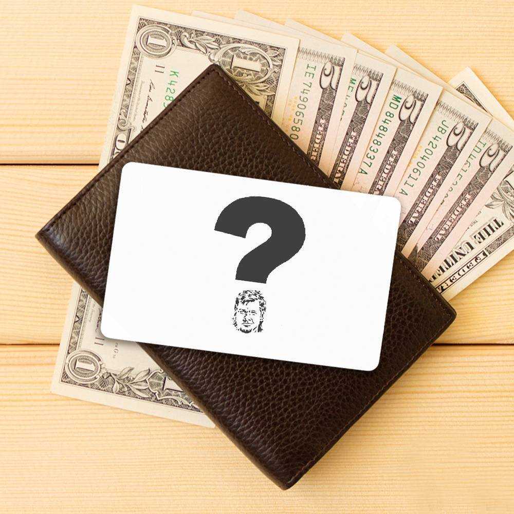 Theo Von Wallet Insert Card Classic Celebrity Wallet Insert Card MYSTERY by Theo Von Wallet Insert Card