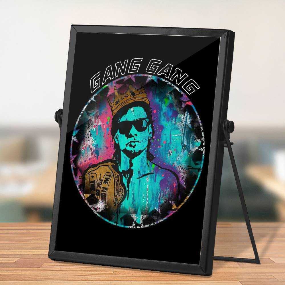 Theo Von Plaque Classic Celebrity Plaque Artist by Theo Von Plaque with Black Frame
