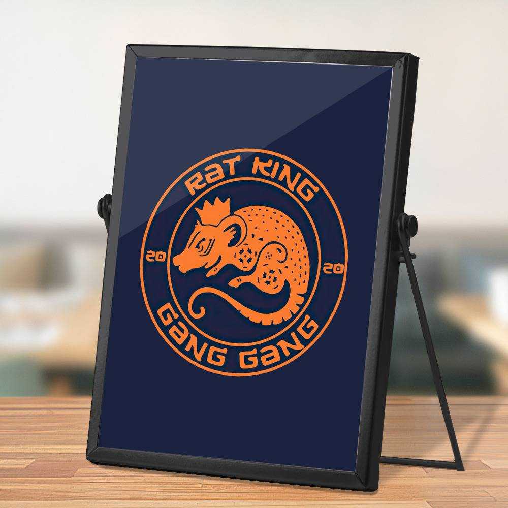 Theo Von Plaque Classic Celebrity Plaque Year Of The Rat King by Theo Von Plaque with Black Frame