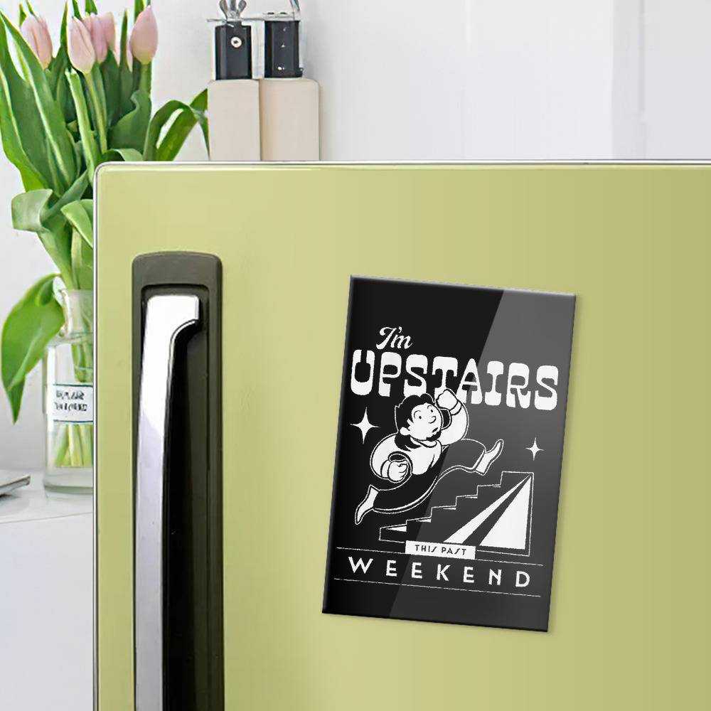 Theo Von Fridge Magnet I'm Upstairs Fridge Magnet