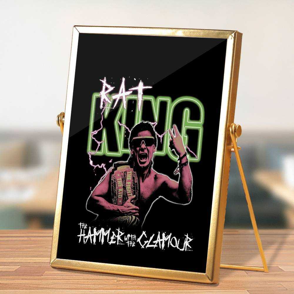 Theo Von Plaque Classic Celebrity Plaque Hammer With The Clamour by Theo Von Plaque with Golden Frame