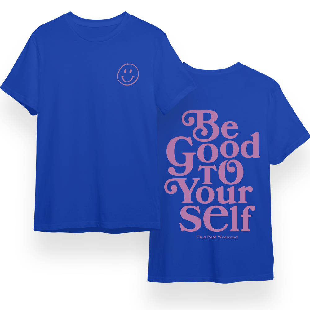 Breathable Soft Be Good To Yourself Lilac T-shirt For Men And Women