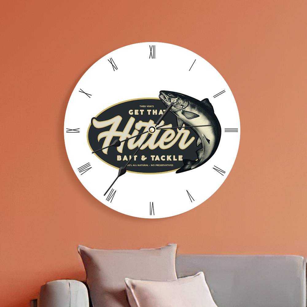 Theo Von Round Wall Clock Home Decor Wall Clock Gifts for Theo Von Fans Hitter Wall Clock