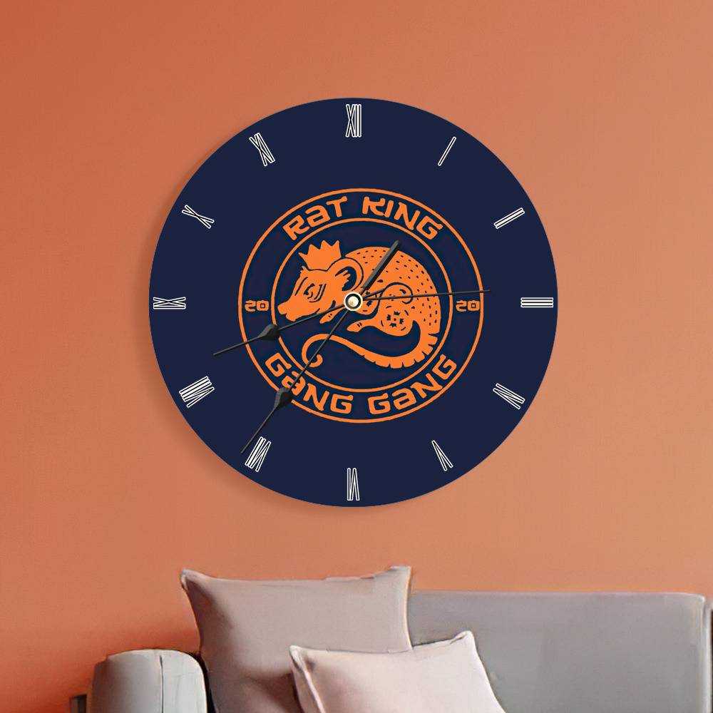 Theo Von Round Wall Clock Home Decor Wall Clock Gifts for Theo Von Fans Year Of The Rat King Wall Clock