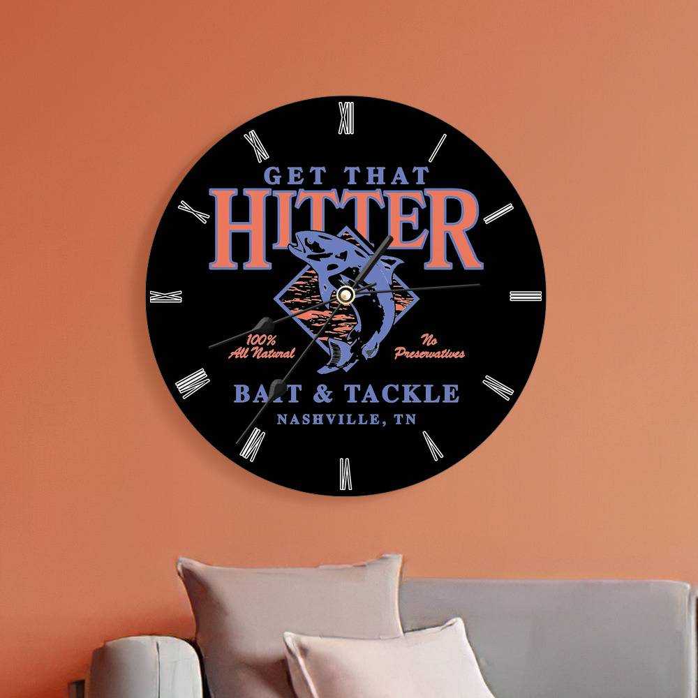 Theo Von Round Wall Clock Home Decor Wall Clock Gifts for Theo Von Fans BAIT SHOP Wall Clock