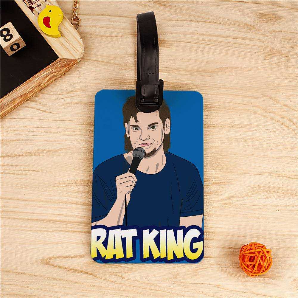 Theo Von Luggage Tag Classic Celebrity Luggage Tag Art by Theo Von Luggage Tag