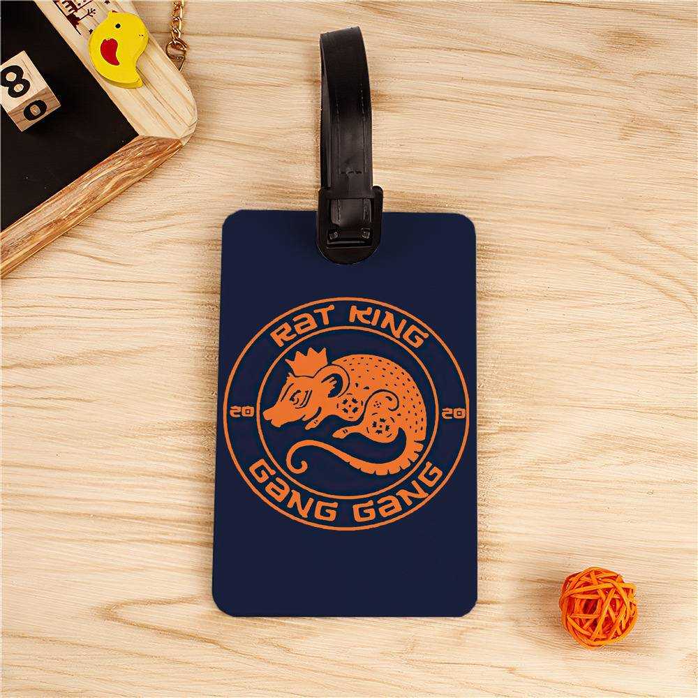 Theo Von Luggage Tag Classic Celebrity Luggage Tag Year Of The Rat King by Theo Von Luggage Tag