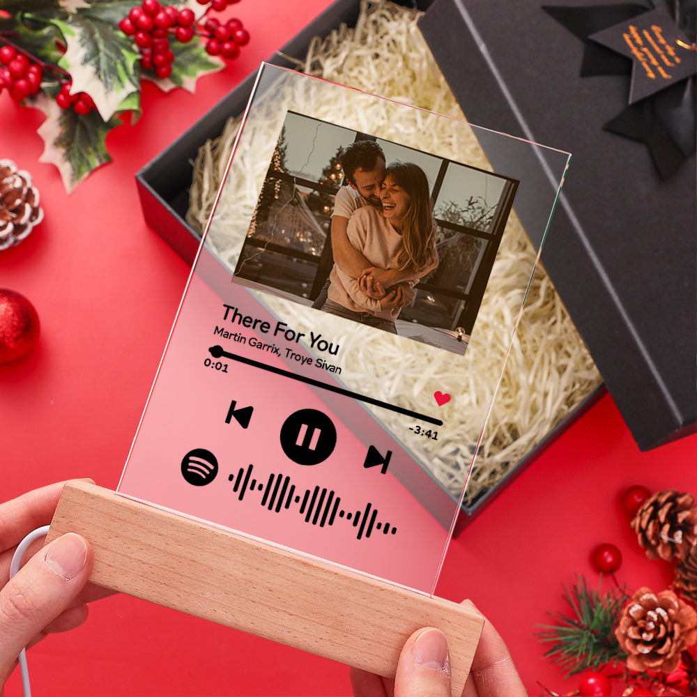 Custom Spotify Plaque Scannable Spotify Music Plaque | Spotify Glass ...