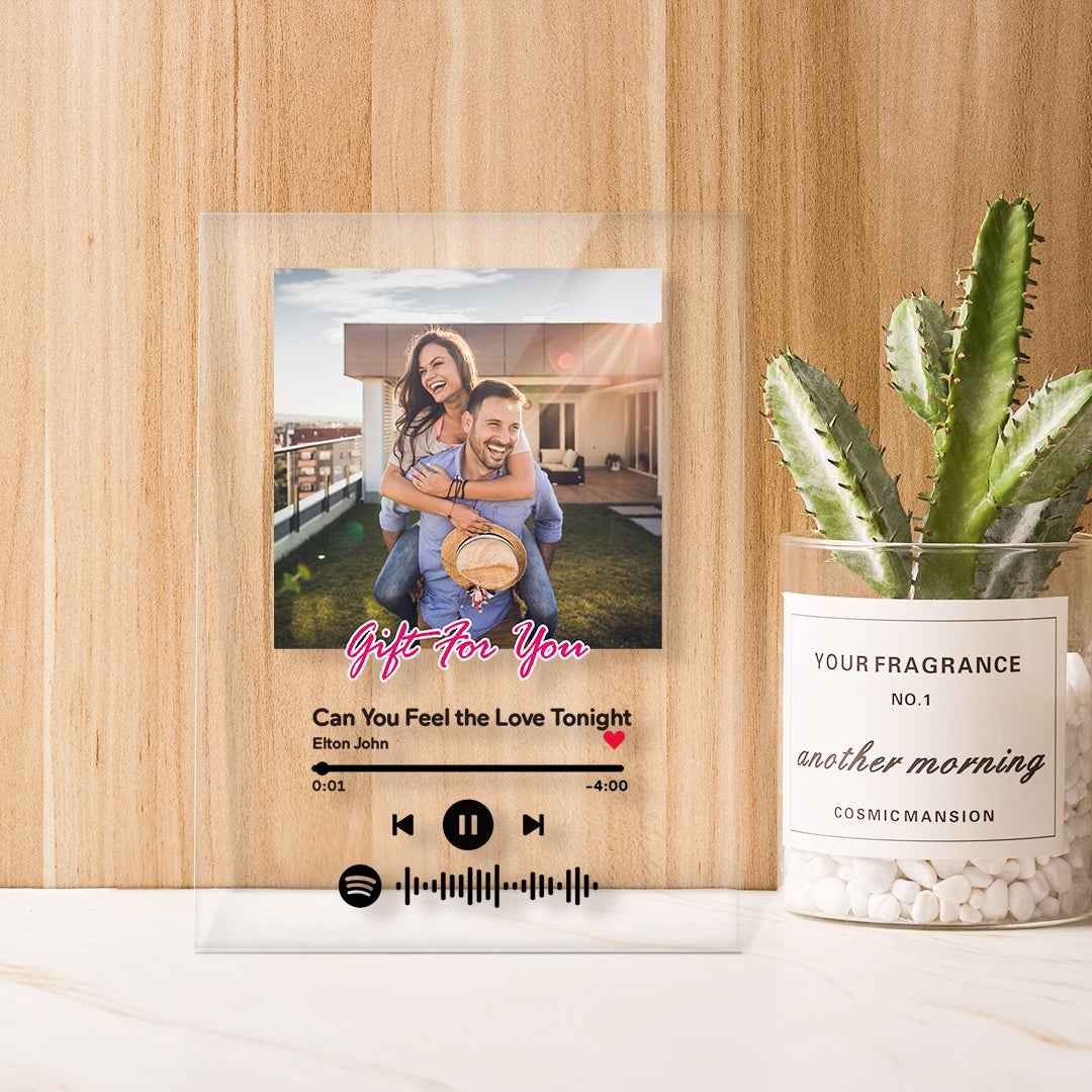 Custom Spotify Code 7 Colors Music Night Light with Text Scannable ...