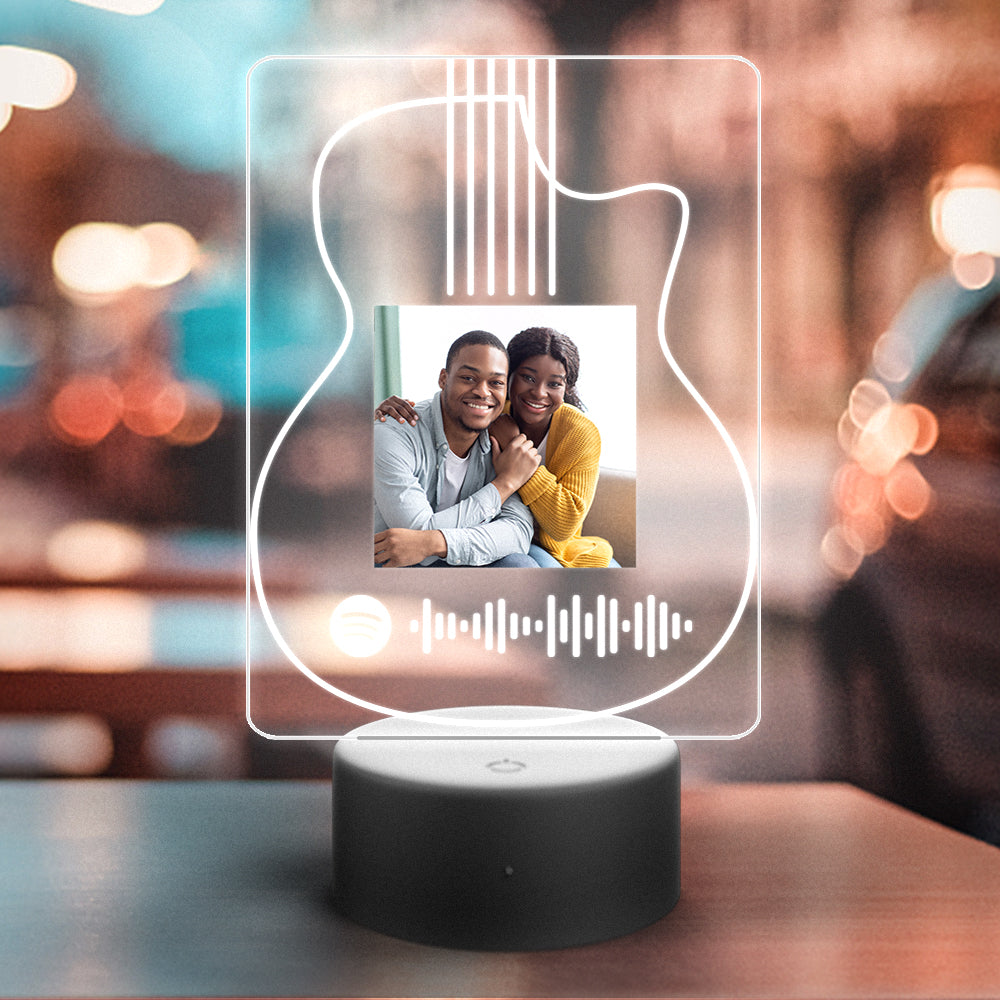 Custom Spotify Night Light with 7 Colors Personalized Remote Control