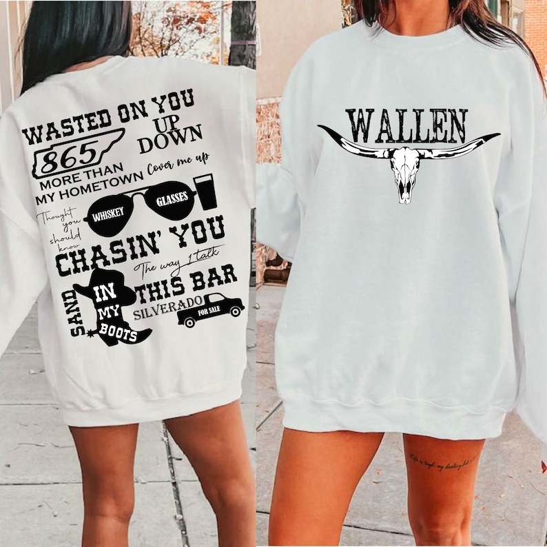 Morgan Wallen Shirt Design PNG SVG Morgan Wallen Sweatshirt 