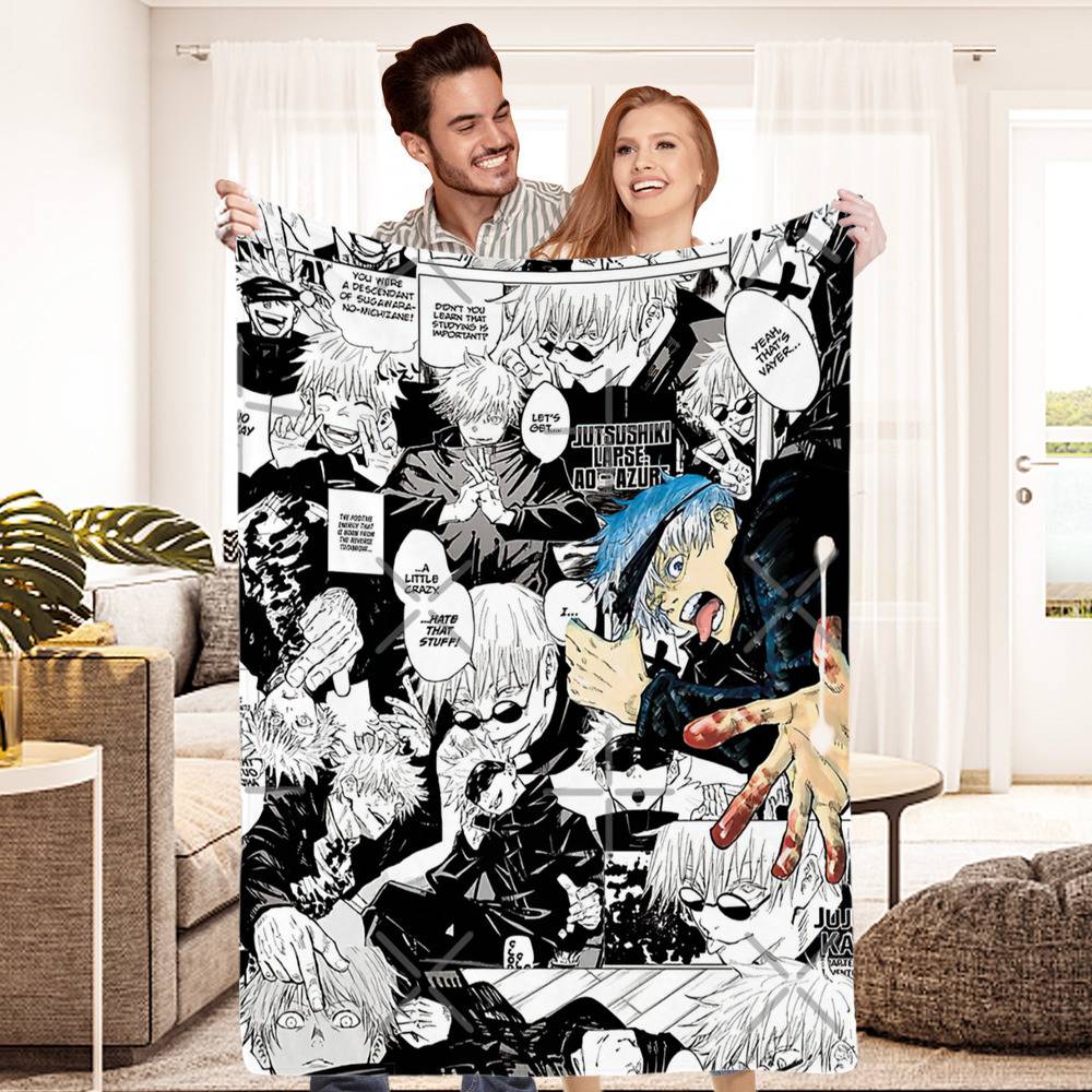 Buy Anime Blanket Cartoon Throw Blanket Soft Lightweight Flannel Blanket  for Bedding Couch Sofa Living Room D1 50x40Inch Online at Low Prices in  India - Amazon.in