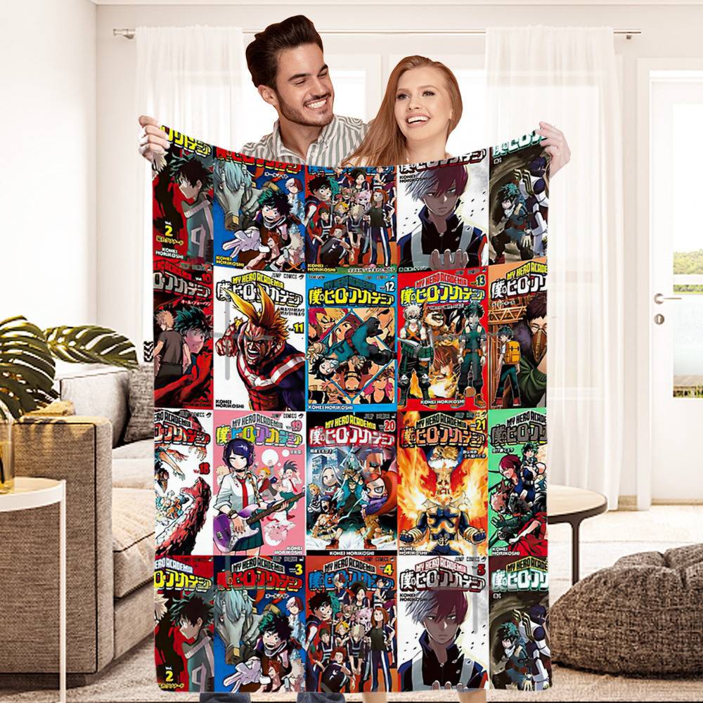 Buy Anime Blanket Cuddly Blanket Cartoon Sofa Blanket Oversized Warm  Flannel Blanket Online at desertcartINDIA