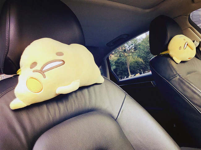 Car Headrest Pillow,Cartoon Neck Pillow for Car,Comfortable Soft