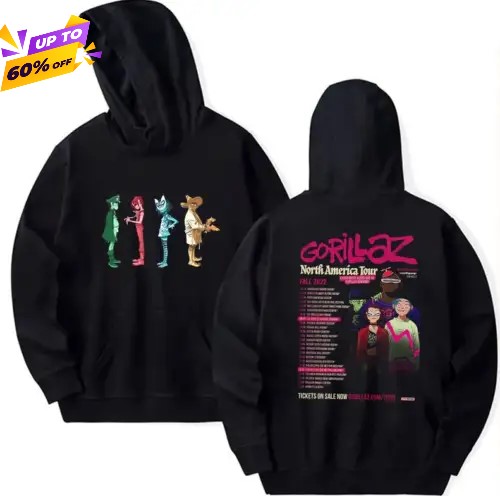 Gorillaz be the change hoodie new arrivals