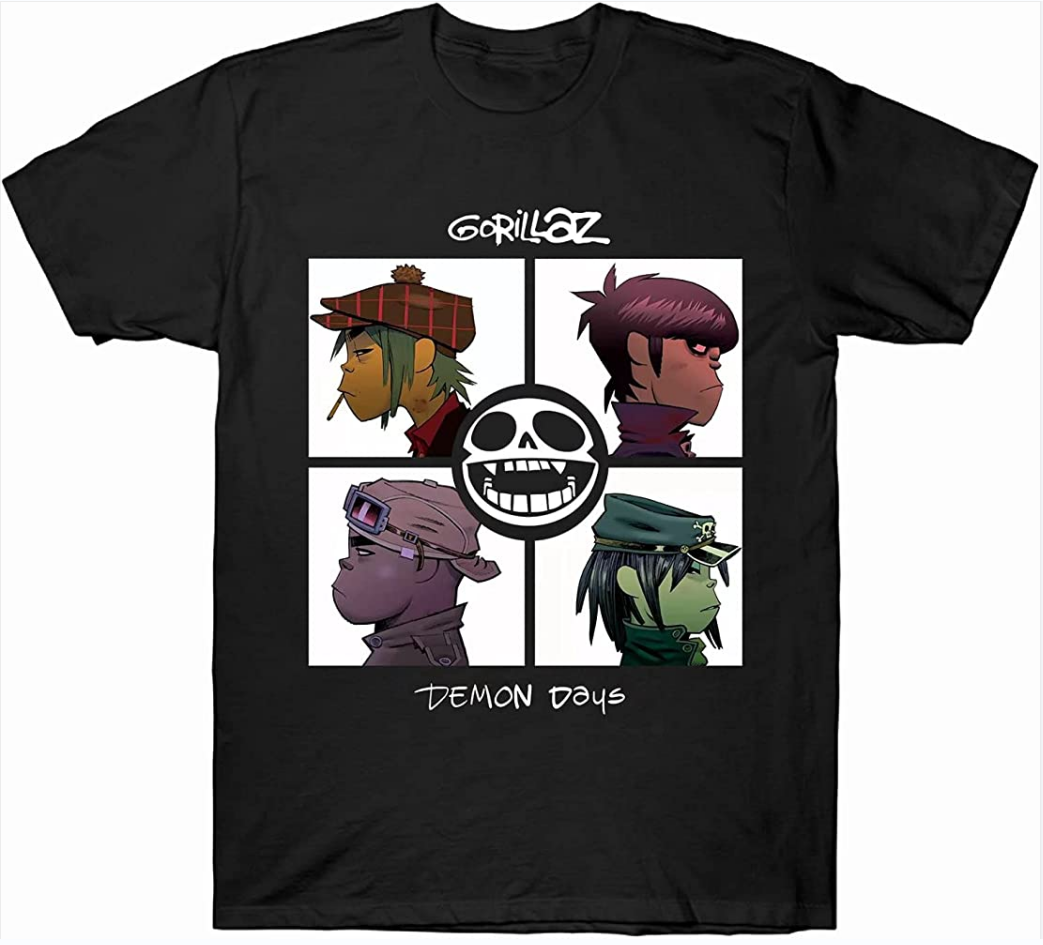 Official Coachella Shop Gorillaz Four Squares Long Sleeve - Sgatee