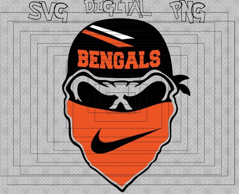Bengals Logo Svg, Bengals Football Svg File#1