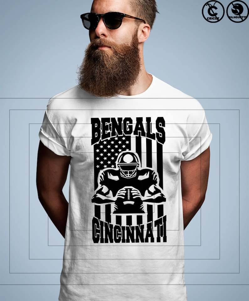 Bengals Logo Svg, Bengals Football Svg File#4