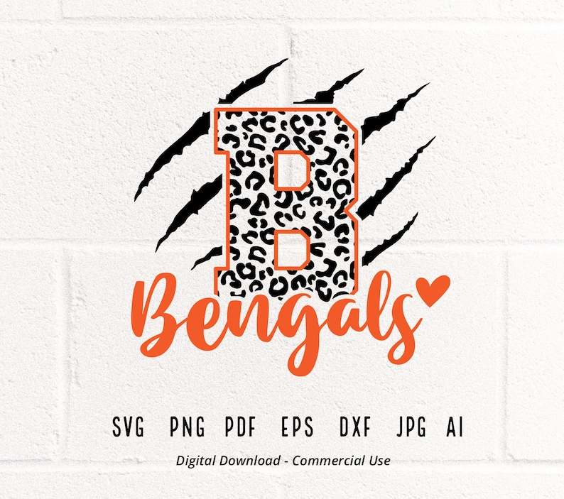 Bengals Svg, Bengals Claw Svg Claw Scratch Svg#6