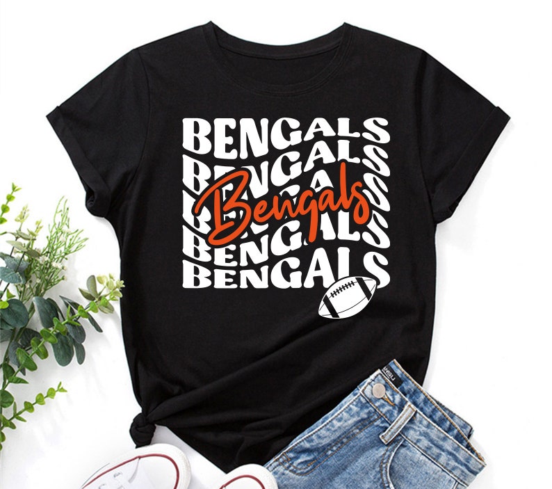 Bengals Logo Svg, Stacked Bengals Svg American Football Svg