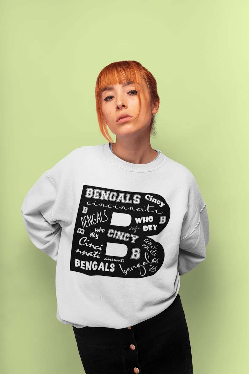 Cincinnati Bengals Svg, Retro Bengals Cincinnati Cincy Black White Svg#2