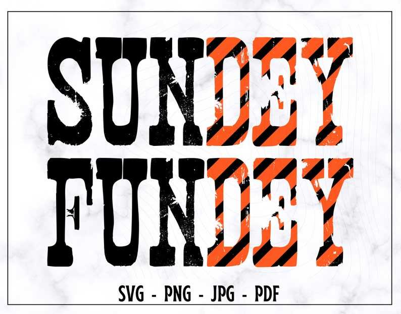 Cincinnati Bengals Svg, Sundey Fundey Svg#1