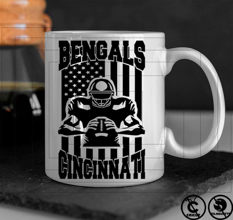 Bengals Logo Svg, Bengals Football Svg File#3