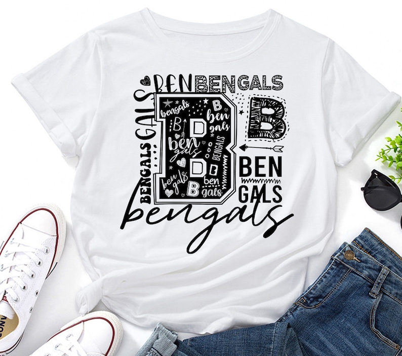Bengals Svg, Typography Mascot Svg Bengals Football Svg