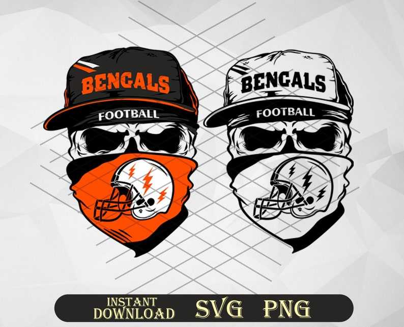 Bengals Logo Svg, Bengals Skeleton Svg #1
